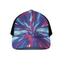 Lightspeed Vortex Print Black Mesh Trucker Hat