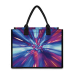 Lightspeed Vortex Print Canvas Tote Bag