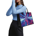 Lightspeed Vortex Print Canvas Tote Bag
