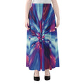 Lightspeed Vortex Print Chiffon Maxi Skirt