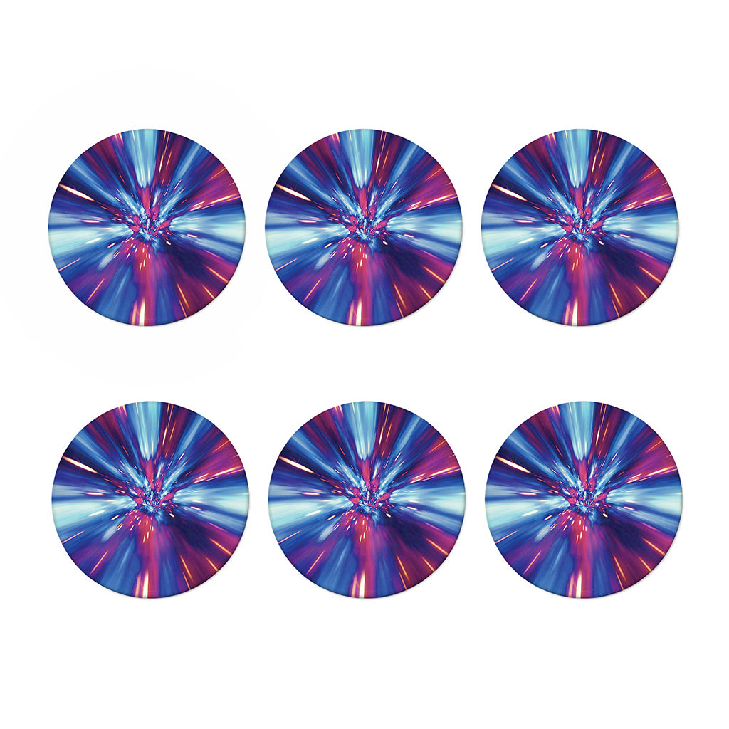 Lightspeed Vortex Print Coaster Set