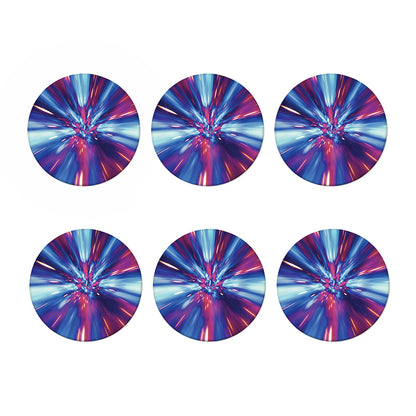 Lightspeed Vortex Print Coaster Set