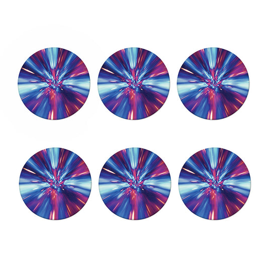 Lightspeed Vortex Print Coaster Set