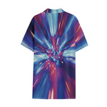 Lightspeed Vortex Print Cotton Hawaiian Shirt