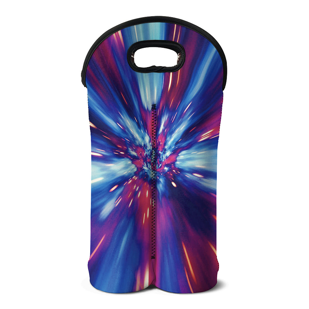 Lightspeed Vortex Print Double Neoprene Wine Tote