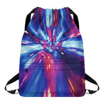 Lightspeed Vortex Print Drawstring Backpack