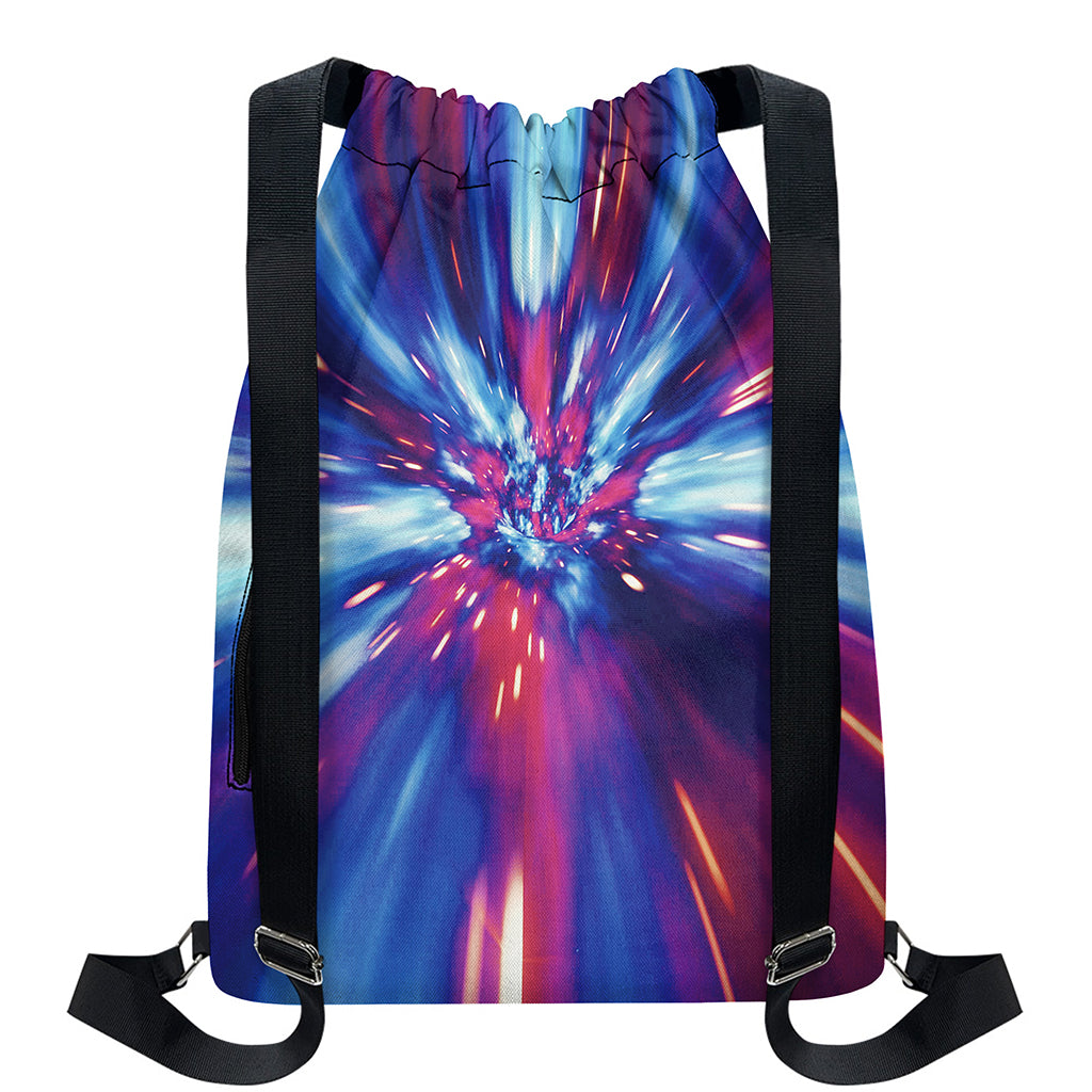 Lightspeed Vortex Print Drawstring Backpack