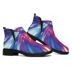 Lightspeed Vortex Print Flat Ankle Boots