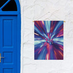 Lightspeed Vortex Print Garden Flag