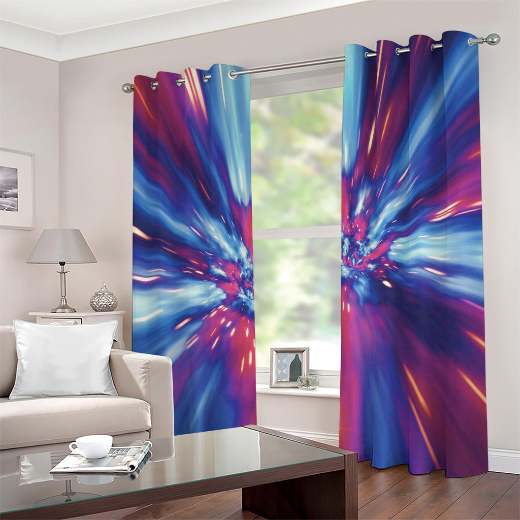 Lightspeed Vortex Print Grommet Curtains