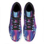 Lightspeed Vortex Print High Top Leather Sneakers