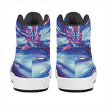 Lightspeed Vortex Print High Top Leather Sneakers