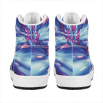 Lightspeed Vortex Print High Top Leather Sneakers