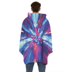 Lightspeed Vortex Print Hoodie Blanket