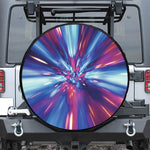 Lightspeed Vortex Print Leather Spare Tire Cover