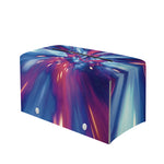 Lightspeed Vortex Print Leather Tissue Box Cover