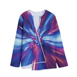 Lightspeed Vortex Print Long Sleeve Short Coat