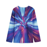 Lightspeed Vortex Print Long Sleeve Short Coat