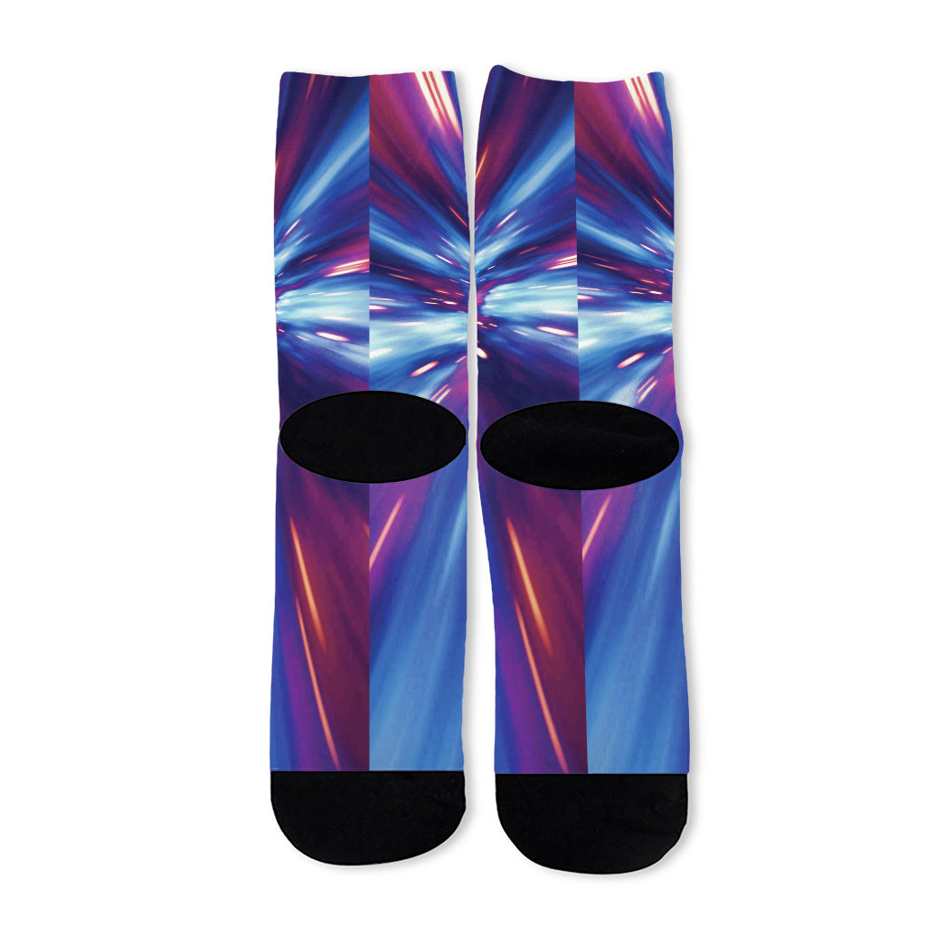 Lightspeed Vortex Print Long Socks