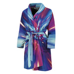 Lightspeed Vortex Print Men's Bathrobe
