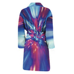 Lightspeed Vortex Print Men's Bathrobe