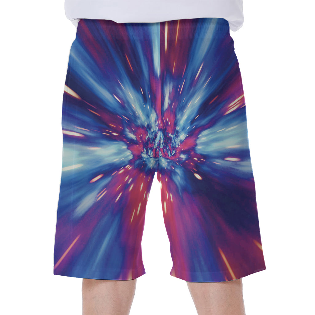 Lightspeed Vortex Print Men's Beach Shorts