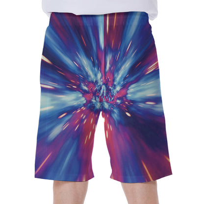 Lightspeed Vortex Print Men's Beach Shorts