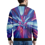 Lightspeed Vortex Print Men's Bomber Jacket