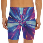 Lightspeed Vortex Print Men's Long Boxer Briefs