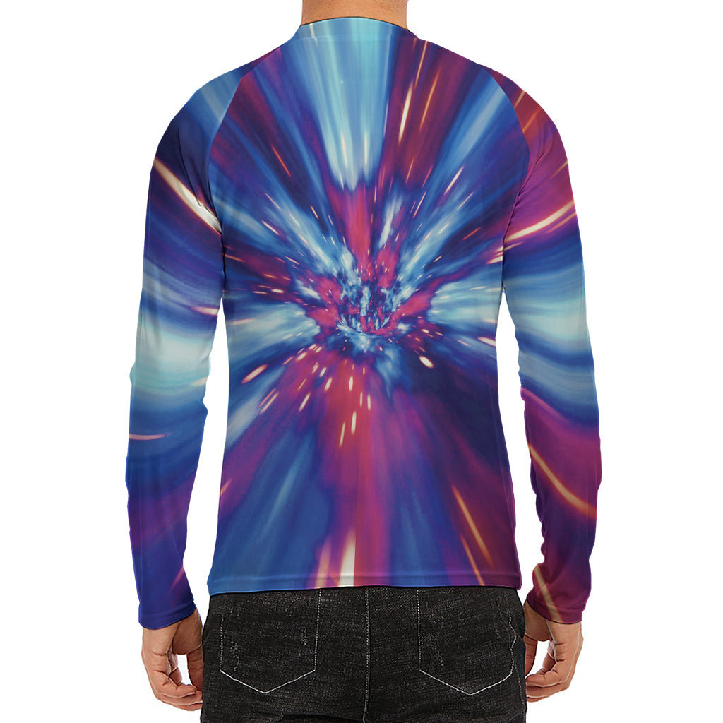 Lightspeed Vortex Print Men's Long Sleeve Rash Guard