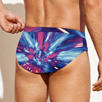 Lightspeed Vortex Print Men's Swim Briefs