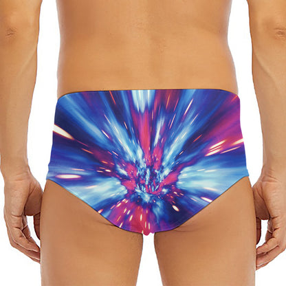 Lightspeed Vortex Print Men's Triangle Swim Briefs