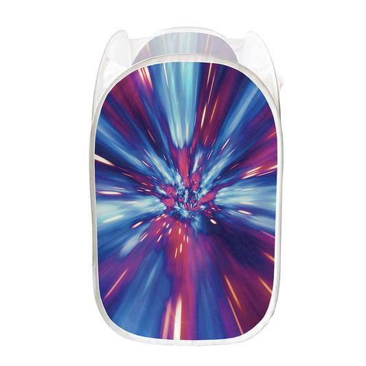 Lightspeed Vortex Print Mesh Laundry Hamper