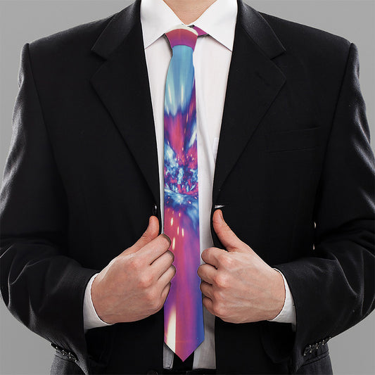 Lightspeed Vortex Print Necktie