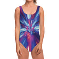 Lightspeed Vortex Print One Piece Swimsuit