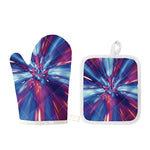 Lightspeed Vortex Print Oven Mitt And Pot Holder Set
