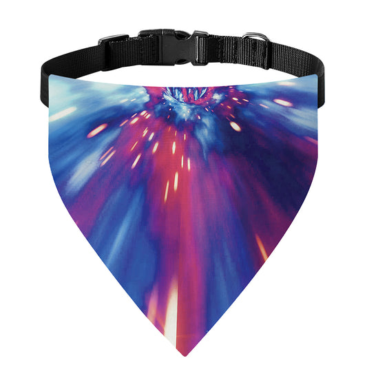 Lightspeed Vortex Print Over The Collar Dog Bandana
