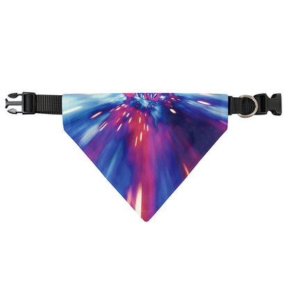 Lightspeed Vortex Print Over The Collar Dog Bandana