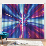Lightspeed Vortex Print Pencil Pleat Curtains
