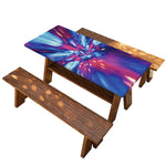 Lightspeed Vortex Print Picnic Table Cover