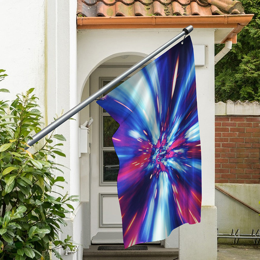 Lightspeed Vortex Print Polyester Flag