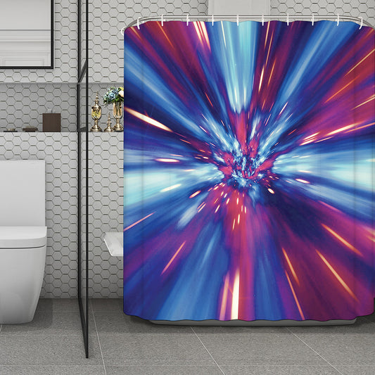 Lightspeed Vortex Print Polyester Shower Curtain