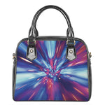Lightspeed Vortex Print Shoulder Handbag