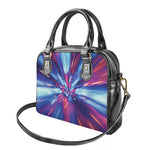 Lightspeed Vortex Print Shoulder Handbag
