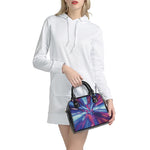 Lightspeed Vortex Print Shoulder Handbag