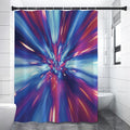 Lightspeed Vortex Print Shower Curtain