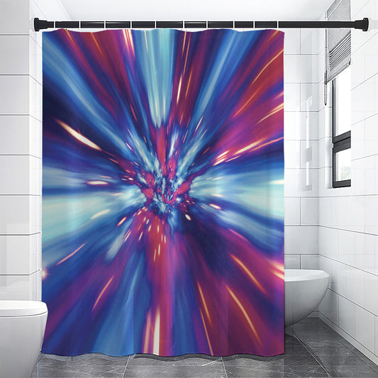 Lightspeed Vortex Print Shower Curtain