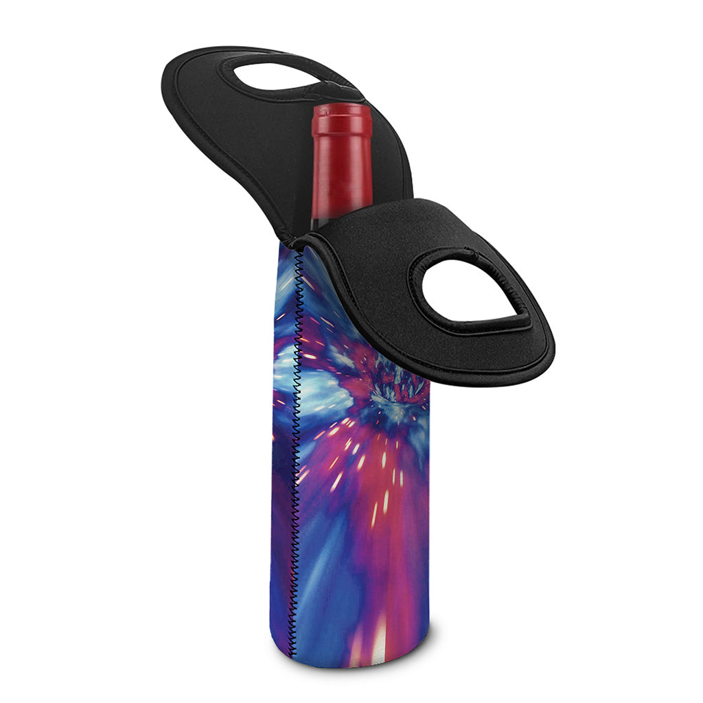 Lightspeed Vortex Print Single Neoprene Wine Tote