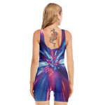 Lightspeed Vortex Print Sleeveless One Piece Swimsuit