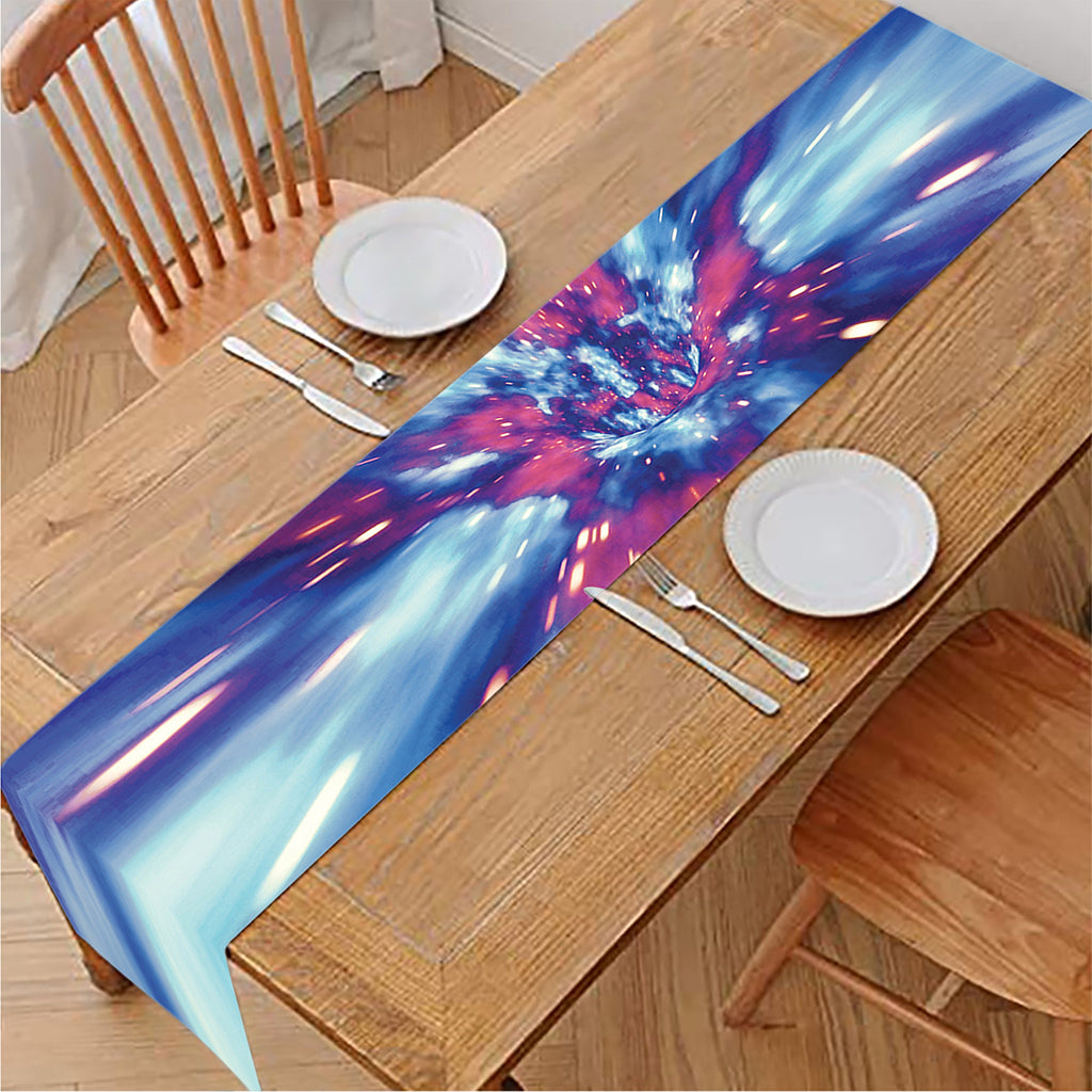Lightspeed Vortex Print Table Runner